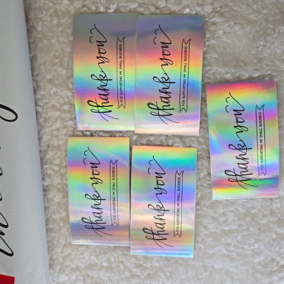 SELLER Supplies 10 Polymailers, 100 Thank You Stickers, 5 TY Cards, 10 Pouches - Picture 6 of 11